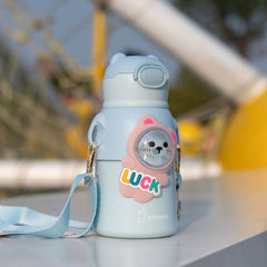 Cute Bear-Themed Children's Thermos Cup S4