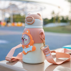 Cute Children's Thermos Cup with Strap S3