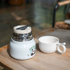 Panda-Themed Children's Thermos Cup M1