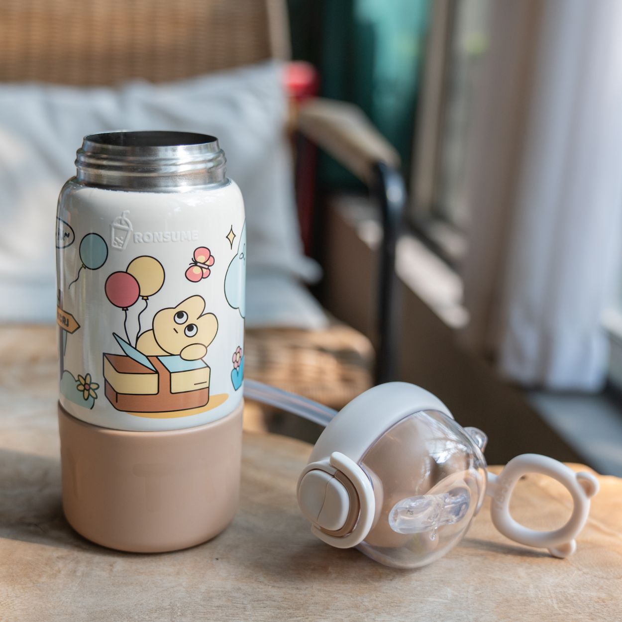 Cute Cartoon Insulated Thermos for Kids R1