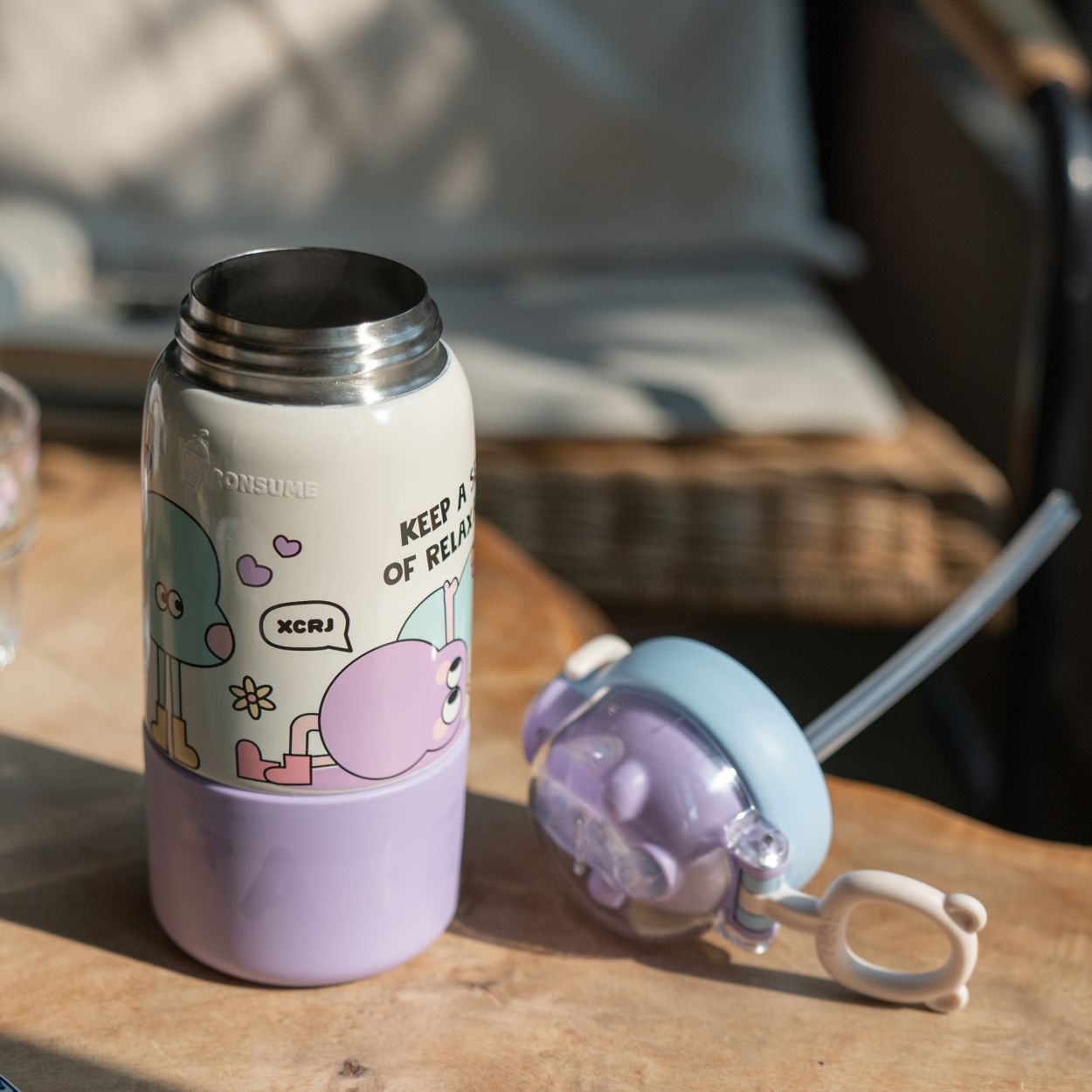 Children's Cute Thermos Cup with Animal R4