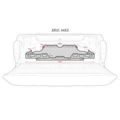 Tray Sliders Mercedes-Benz X-Class MX3