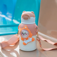Cute Children's Thermos Cup with Strap S3