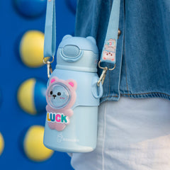 Cute Bear-Themed Children's Thermos Cup S4