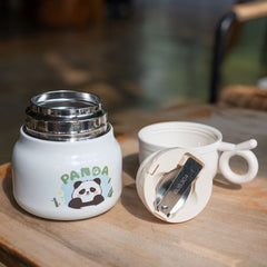 Panda-Themed Children's Thermos Cup M1