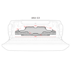 Tray Sliders Holden Colorado RG C3