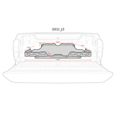 Tray Sliders Jeep Gladiator J3