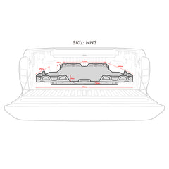 Tray Sliders Nissan Navara NP300 MY21+ NN3