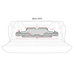Tray Sliders Nissan Navara NP300 2015-2020 NP3