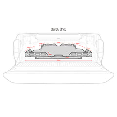 Tray Sliders Ssangyong Musso Long Bed SYL3