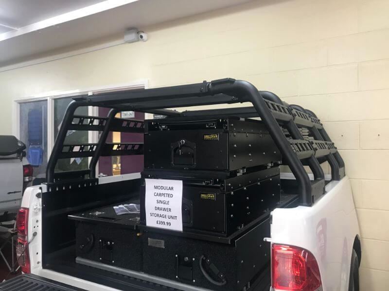 Adjustable Expedition Load Bed Rack Frame System for Toyota Hilux 2016+