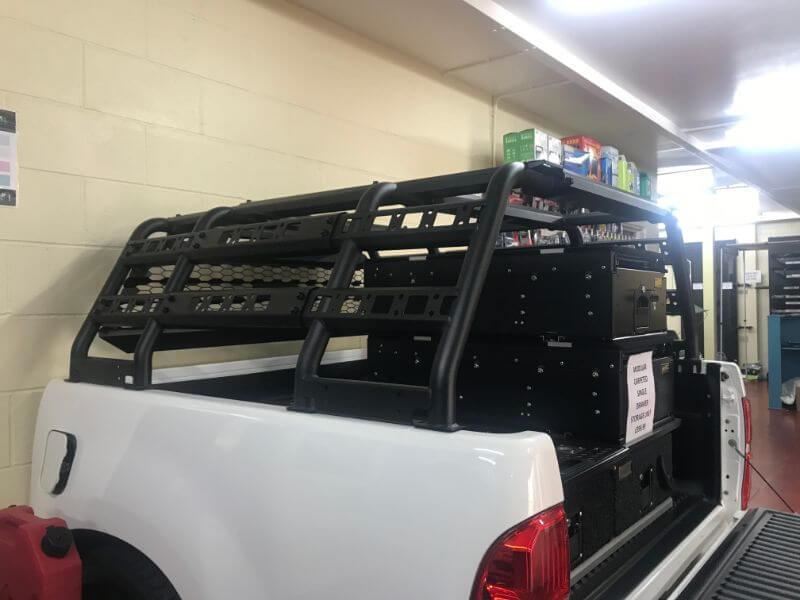 Adjustable Expedition Load Bed Rack Frame System for Toyota Hilux 2016+