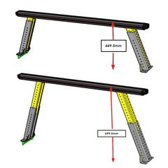 Ladder Racks Foton Tunland 2610-LR2-S-RC